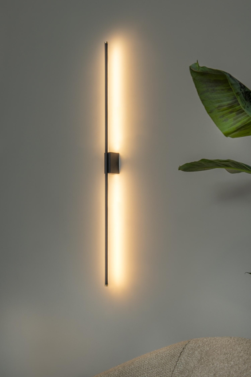 Lucide MARNIK - Nástenné svietidlo - LED Dim. - 1x16W 2700K/4000K - Čierny